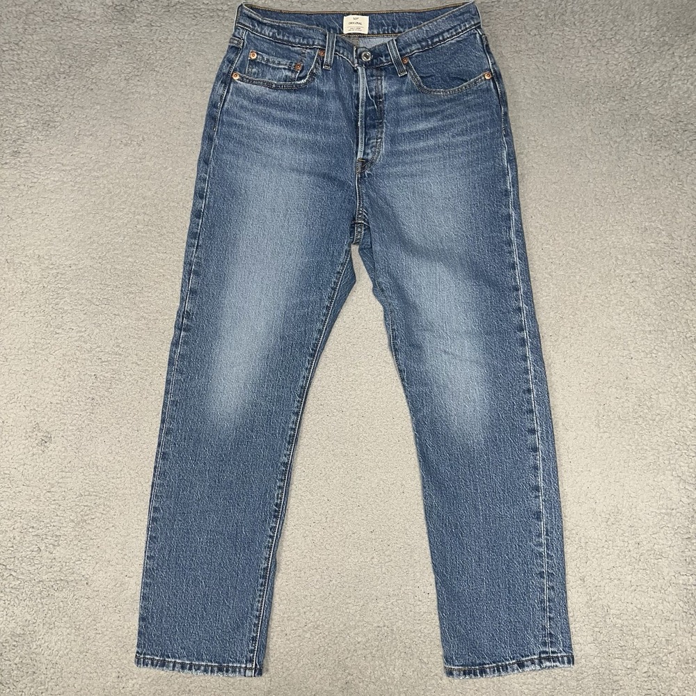 Levi's 501XX Jeans Women's 27x30 (27x27) Blue Denim Original Button Fly Straight